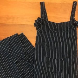 Gypsies & Moondust Striped “Overall” Jumpsuit